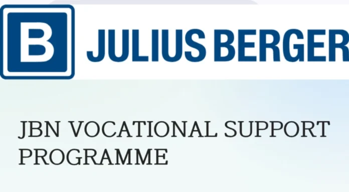 2026 Julius Berger Vocational Support Programme