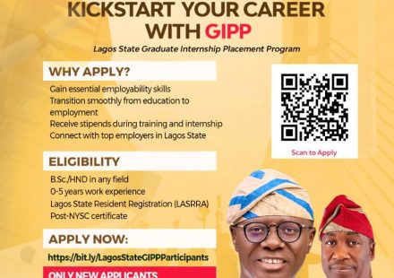 Lagos State Graduate Internship Placement Program (GIPP) 2026