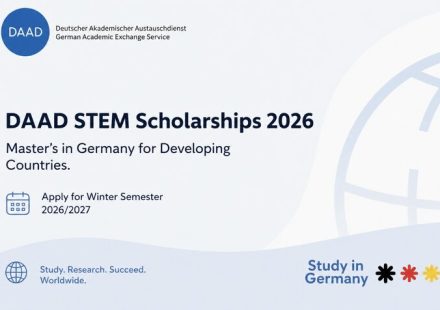 DAAD STEM Master's Scholarships 2026 in Germany for Developing Countries