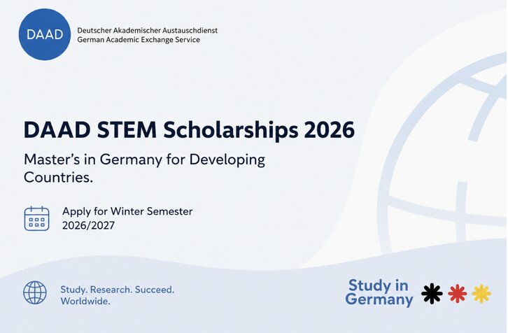 DAAD STEM Master's Scholarships 2026 in Germany for Developing Countries
